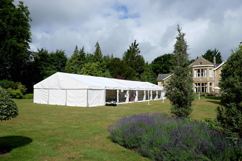 Clearspan marquee exterior